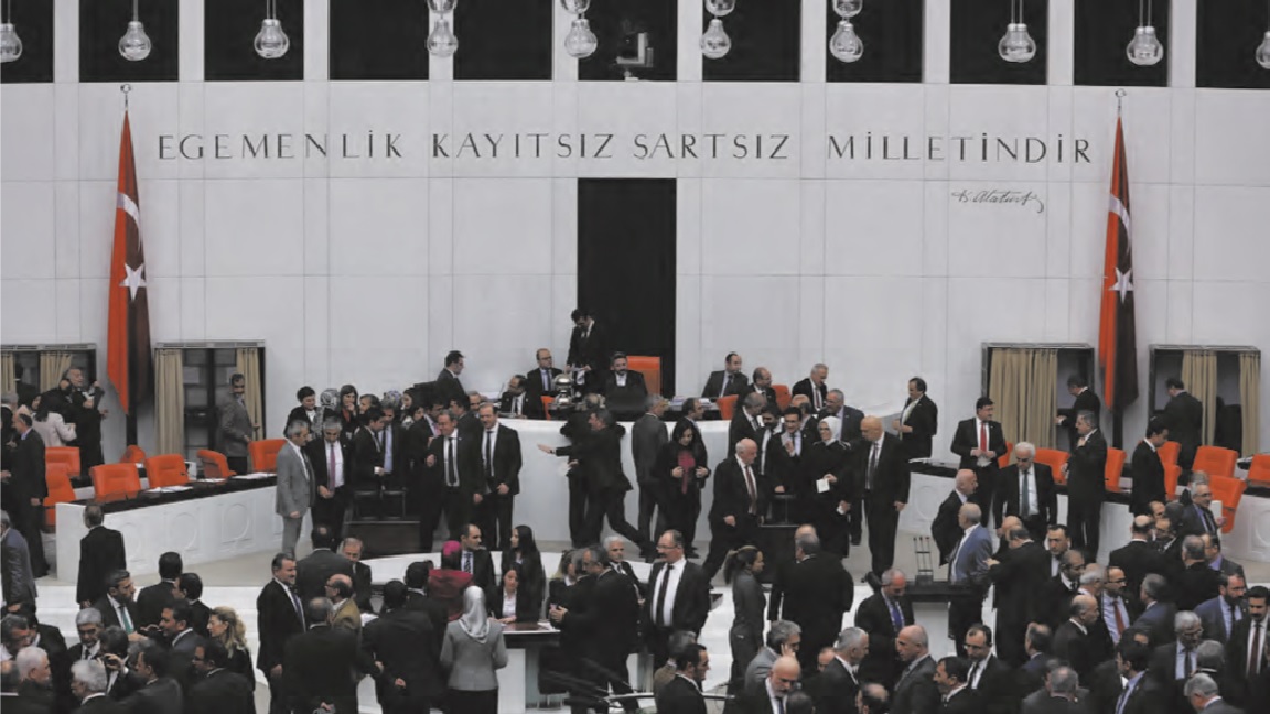 صلاحيات السلطة التشريعية في رقابة السلطة التنفيذية في النظام الرئاسي من النمط التركي
